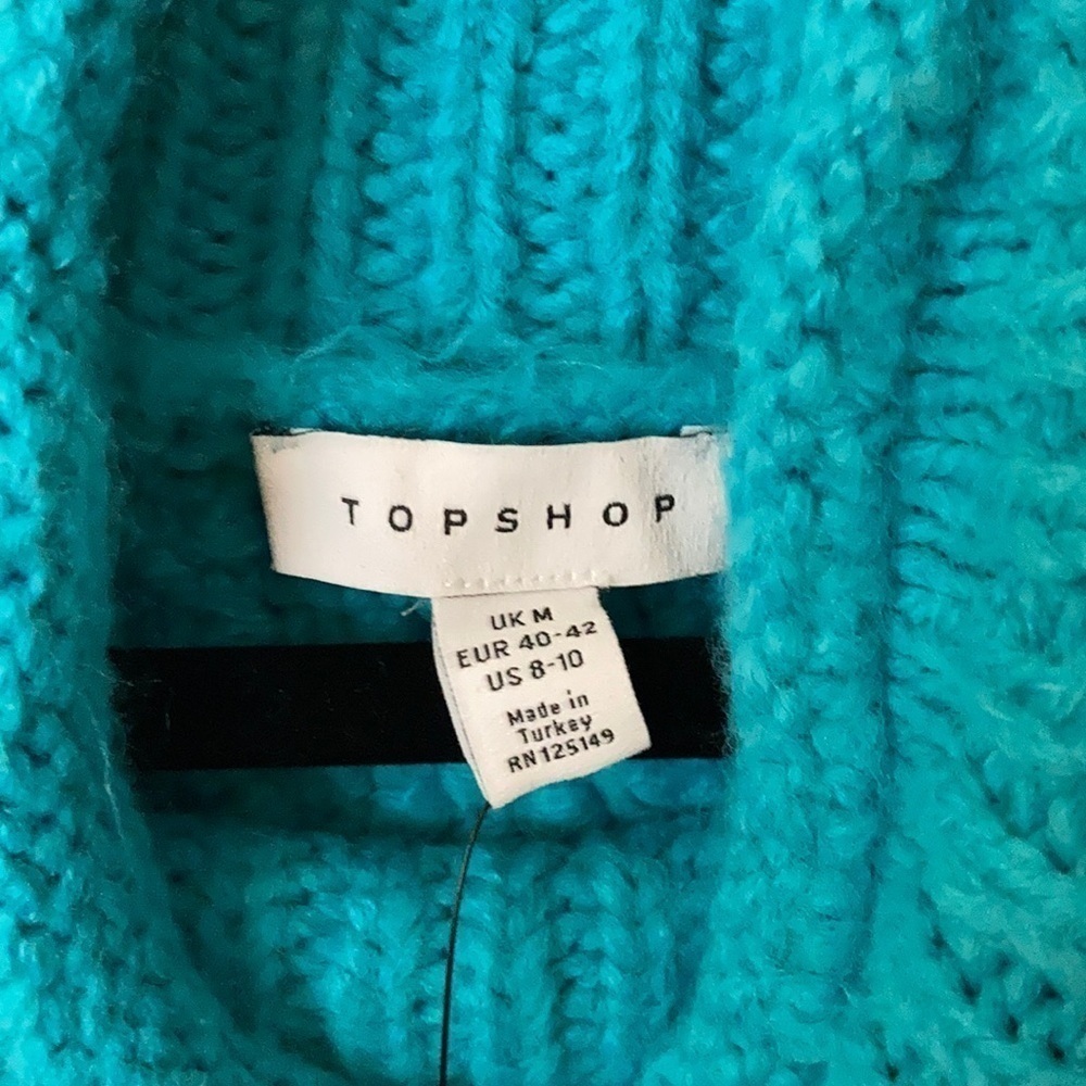 Mixed stitch chunky roll neck sweater - Picture 6 of 10